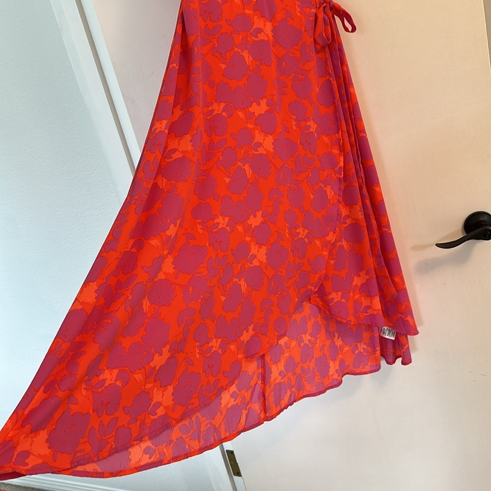 Nordstrom Bobeau Orna midi wrap dress - Picture 10 of 14